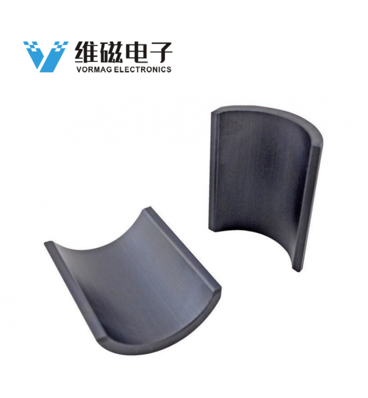 Arc-shaped Ferrite Magnets for Starter Motors